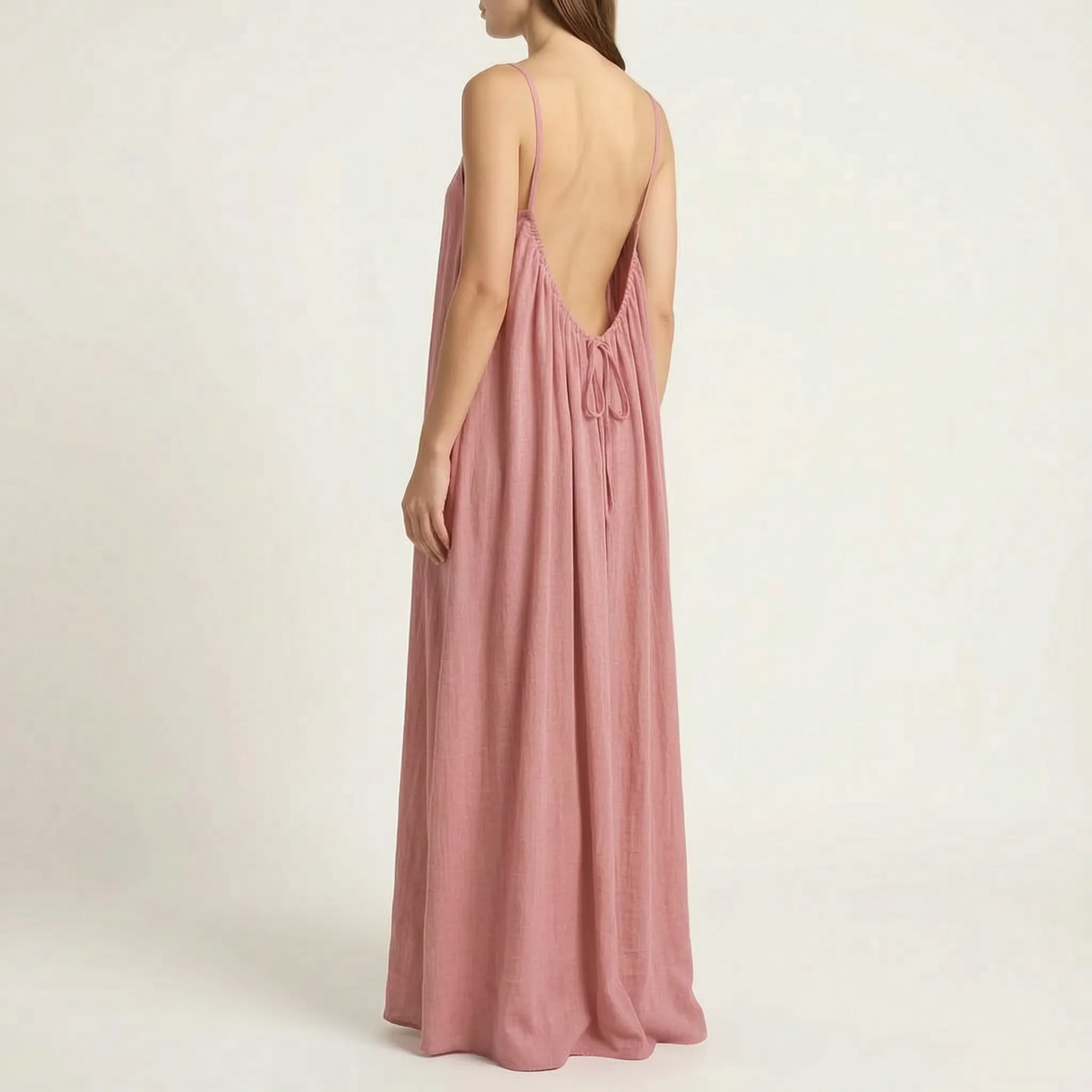 Mouwloze Zomerse Maxi-Jurk | Navando