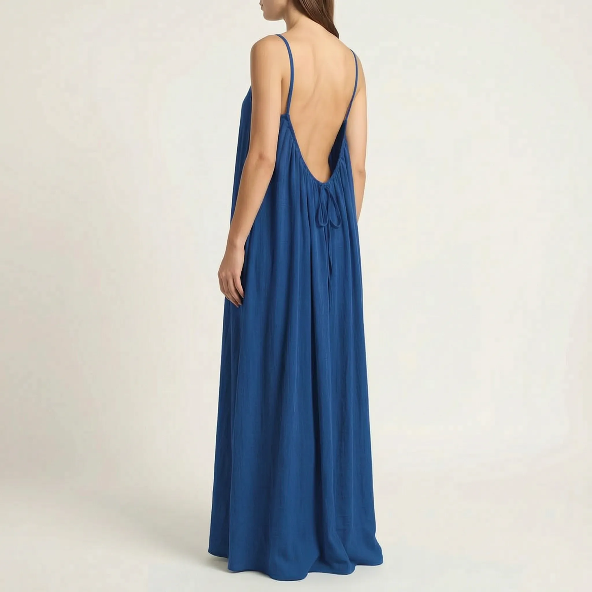 Mouwloze Zomerse Maxi-Jurk | Navando