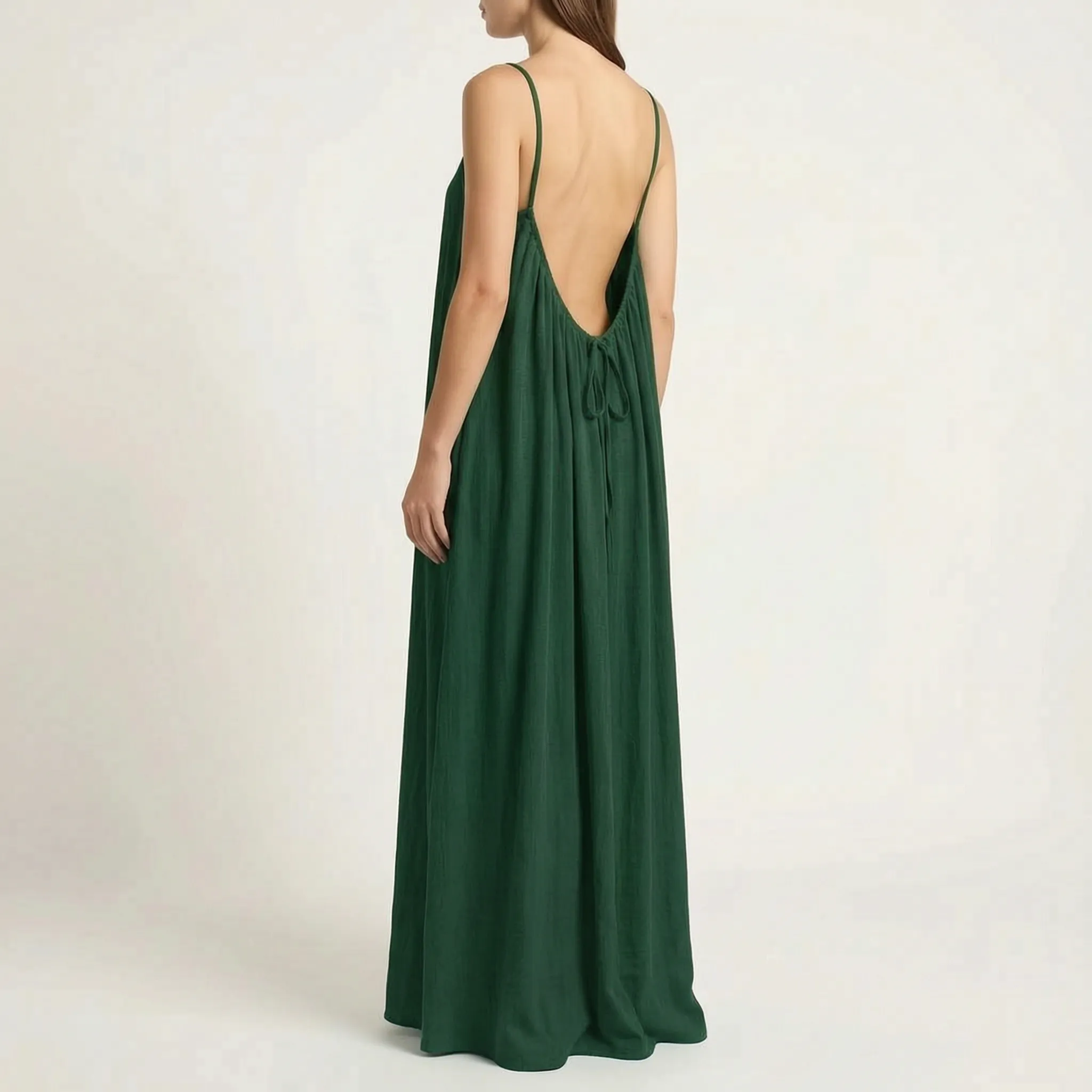 Mouwloze Zomerse Maxi-Jurk | Navando