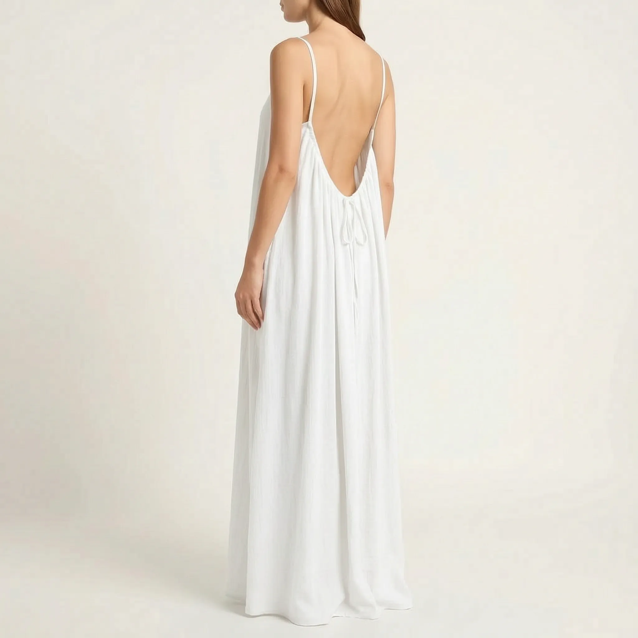 Mouwloze Zomerse Maxi-Jurk | Navando