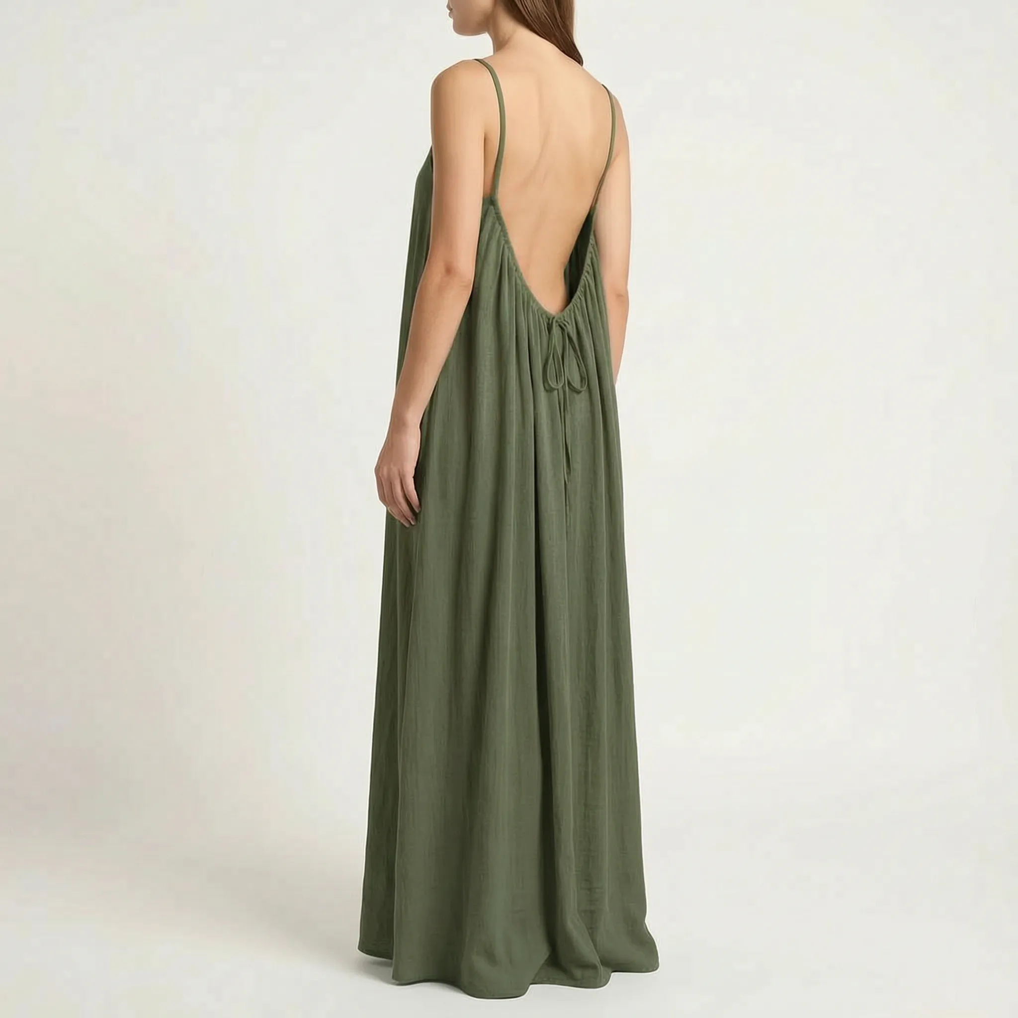 Mouwloze Zomerse Maxi-Jurk | Navando