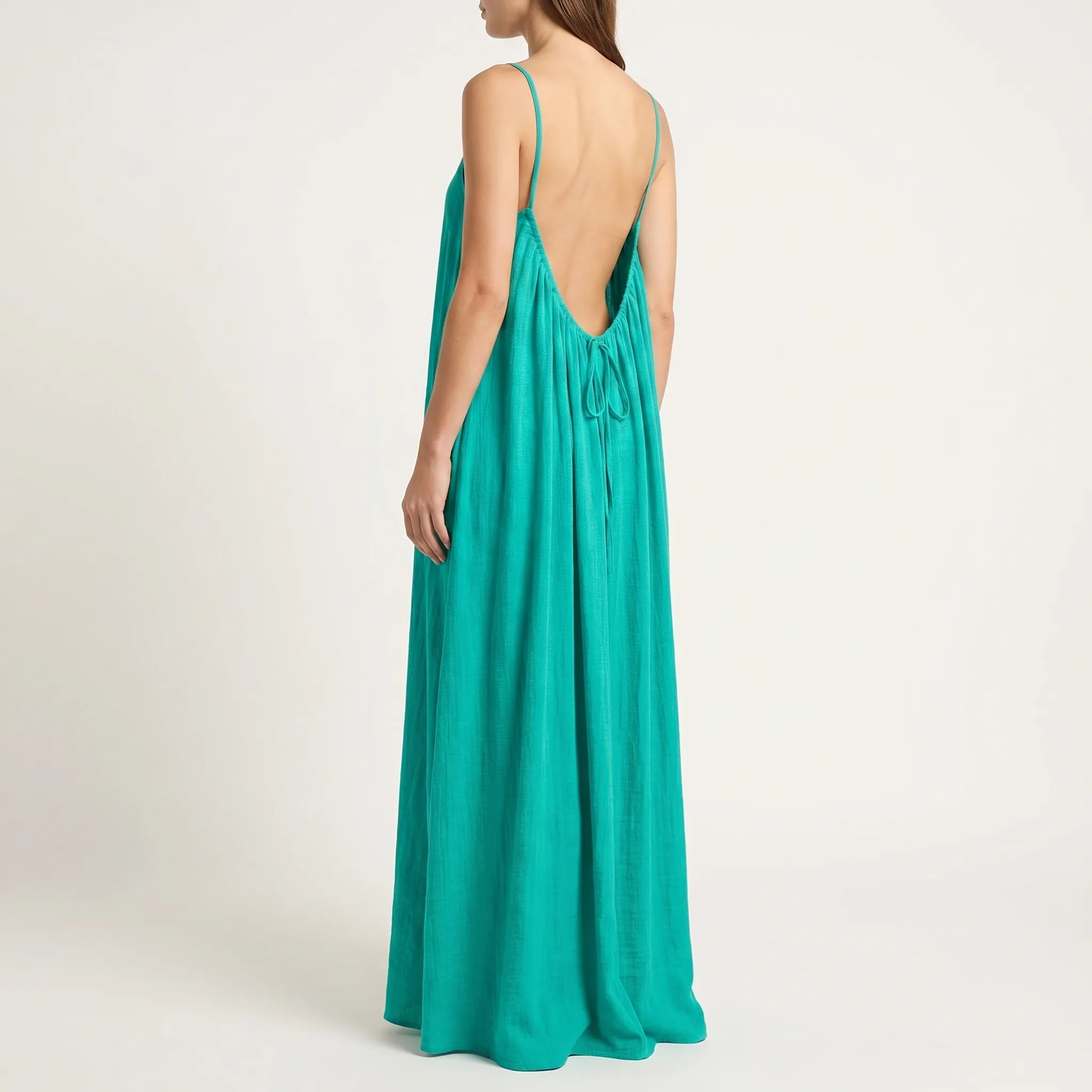 Mouwloze Zomerse Maxi-Jurk | Navando