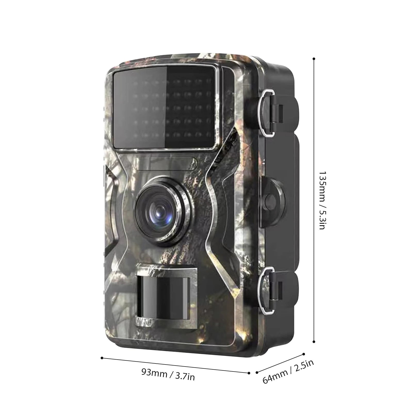 Nachtzichtcamera | 1080P video, 16 MP foto, 120 graden groothoeklens 2