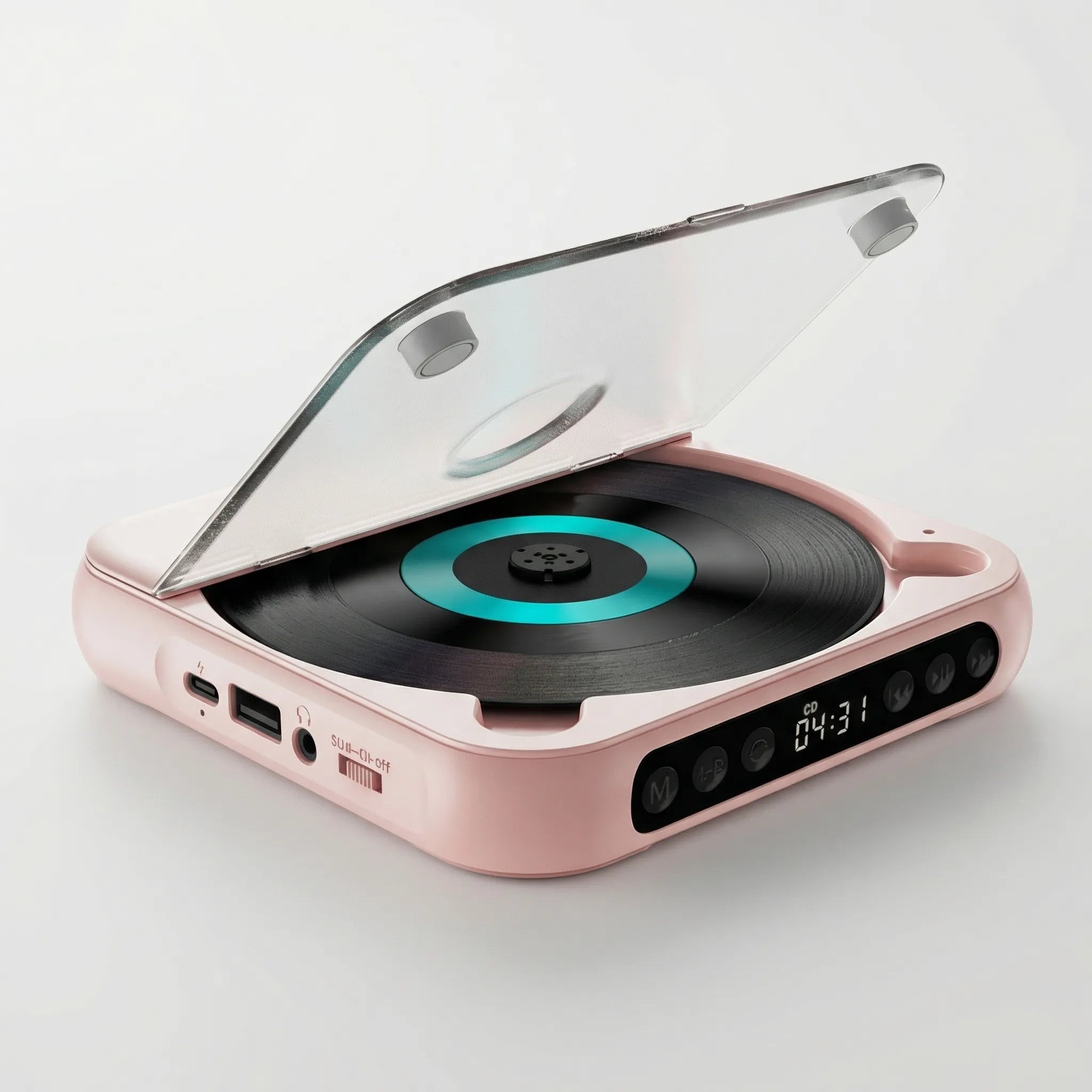 Navando | Compacte Draagbare Cd-Speler Met Bluetooth