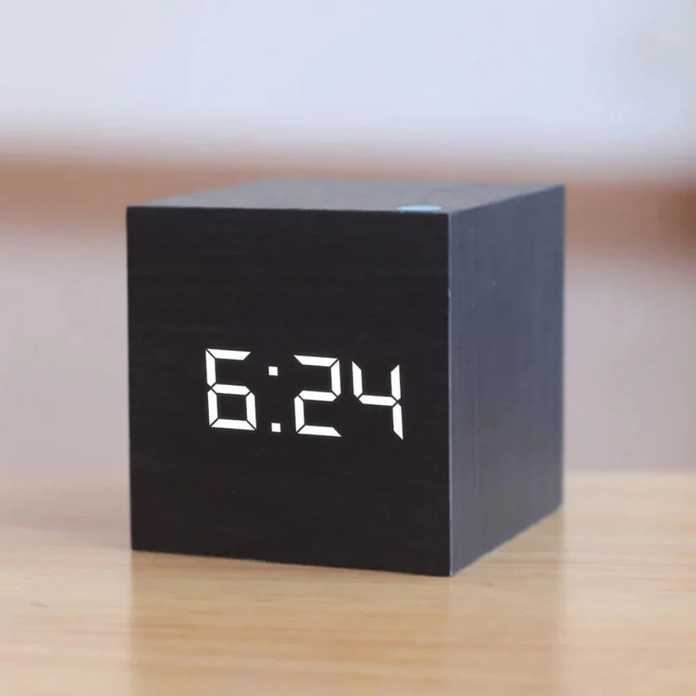 Navando | Compacte Kubusvormige LED-Wekker