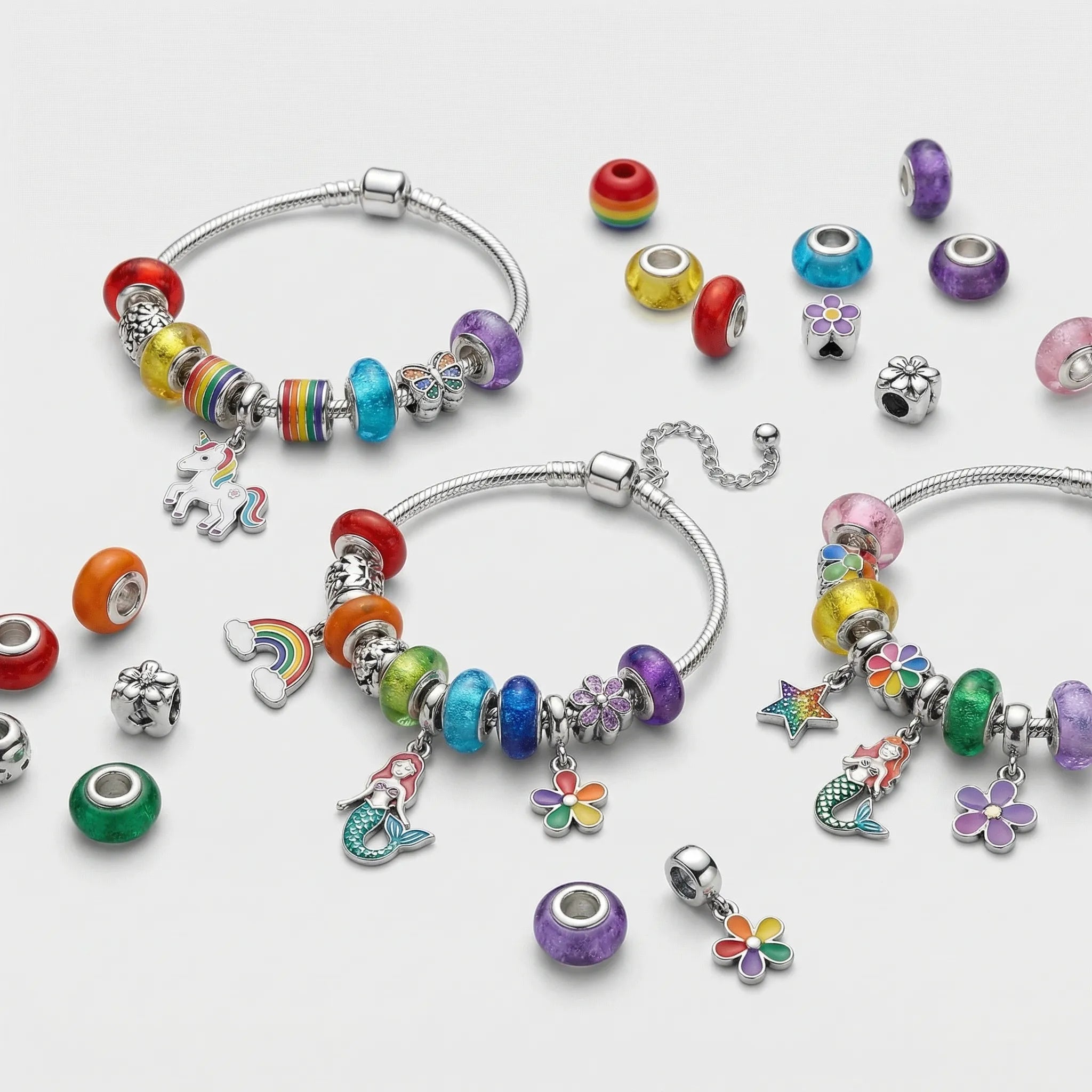 Navando | DIY Armbandenset Met Bedels En Kralen