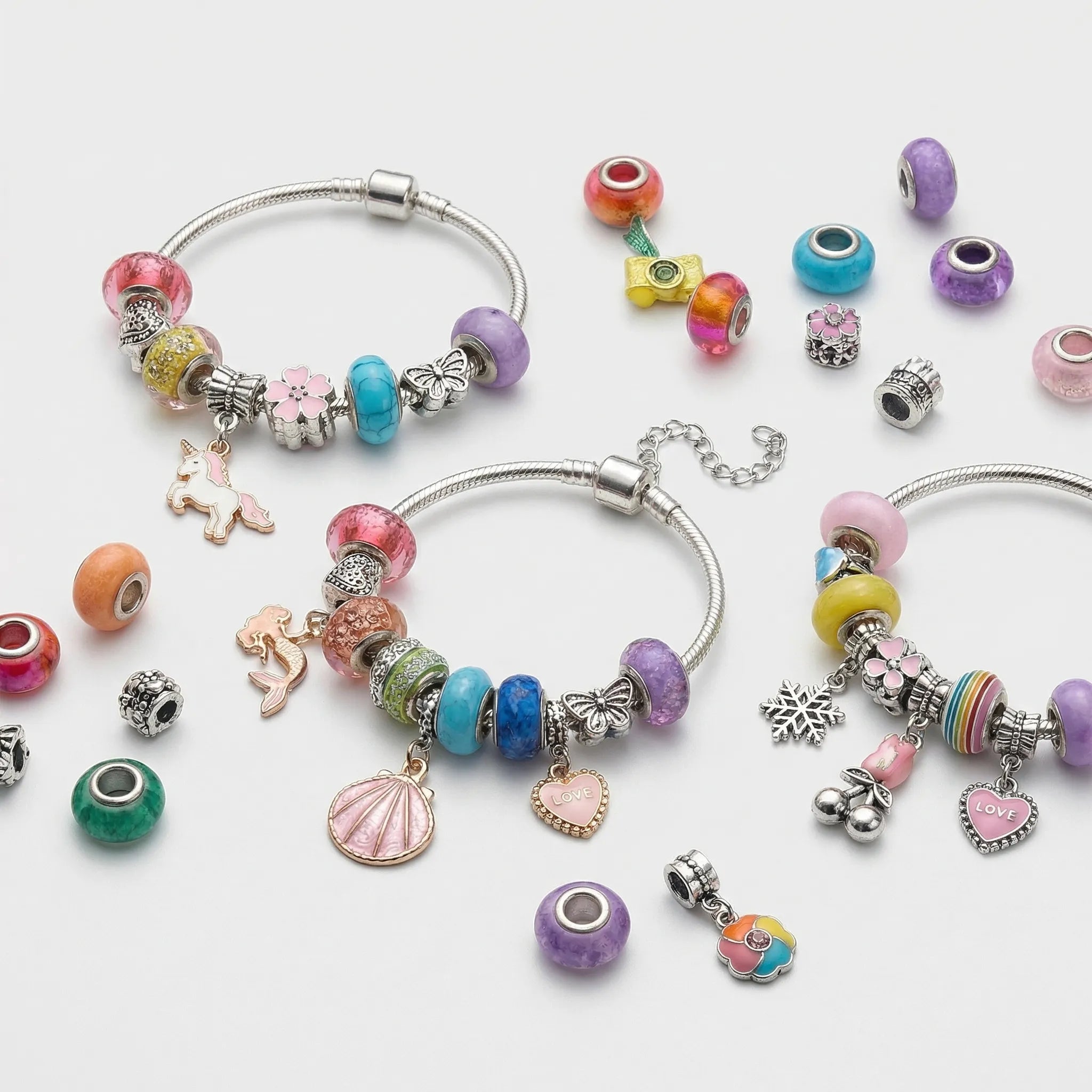 Navando | DIY Armbandenset Met Bedels En Kralen
