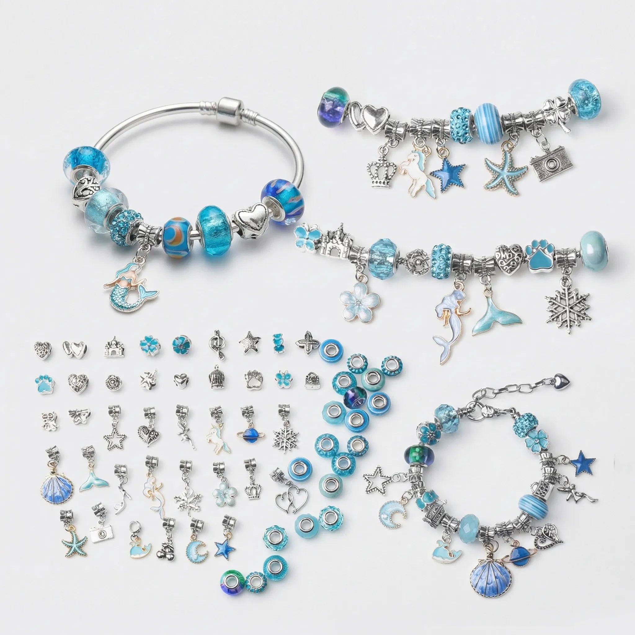 Navando | DIY Armbandenset Met Bedels En Kralen