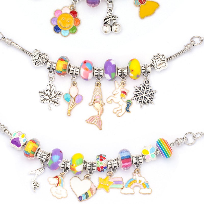 Navando | DIY Armbandenset Met Bedels En Kralen