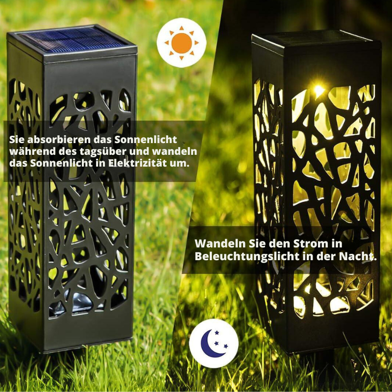 Navando | Decoratieve Solar Tuinlamp Op Grondpin