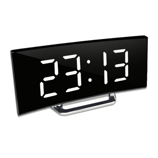 Navando | Digitale Wekker Met Gebogen LED-Display