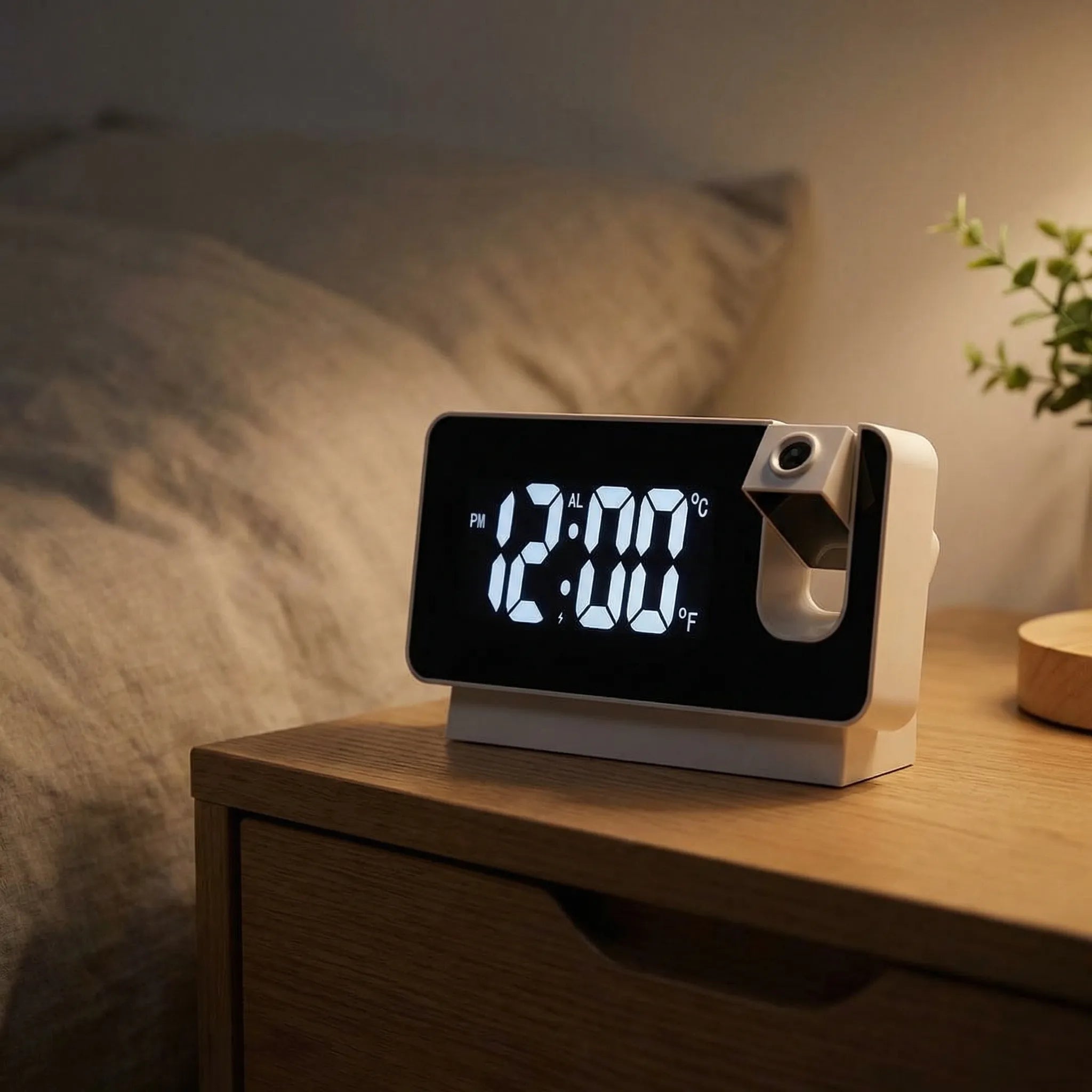 Navando | Digitale Wekker Met Plafondprojectie