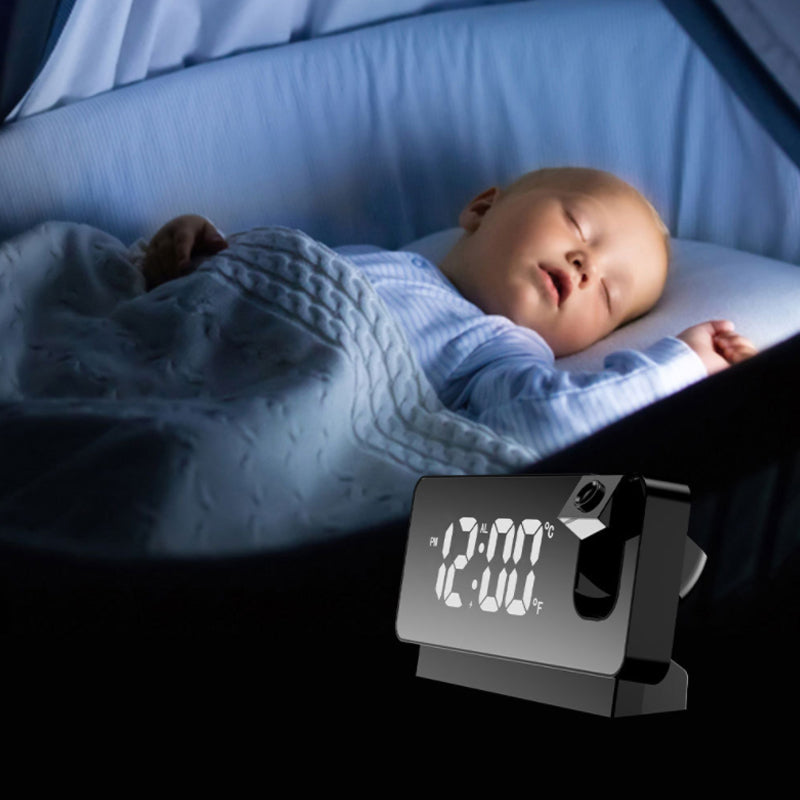 Navando | Digitale Wekker Met Plafondprojectie