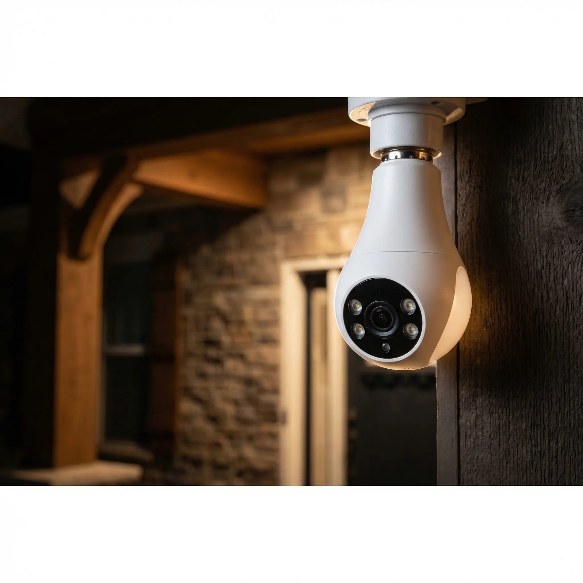 Navando | Draadloze 360-Graden Beveiligingscamera In Lampvorm