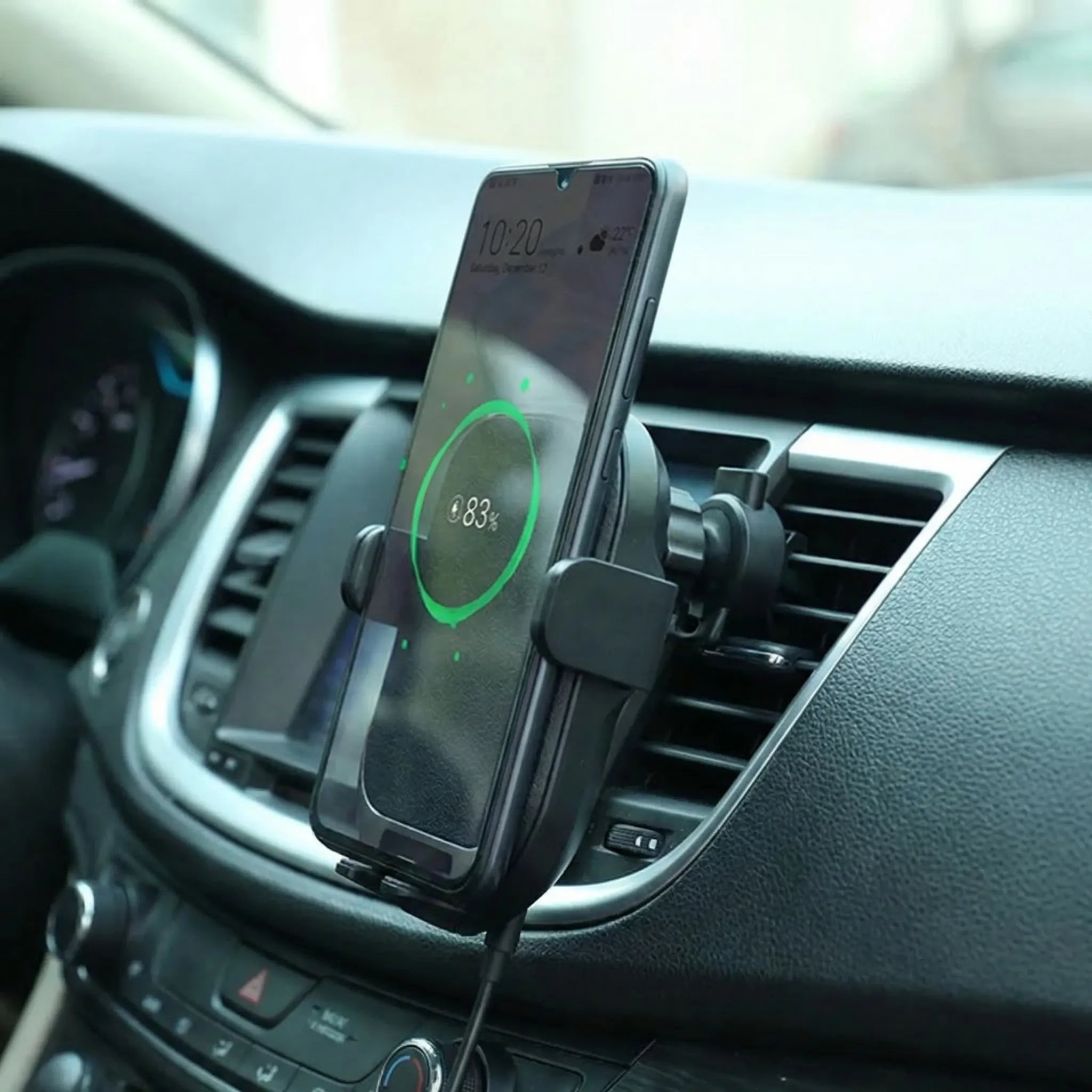 Navando | Draadloze Autolader Met Automatische Klem