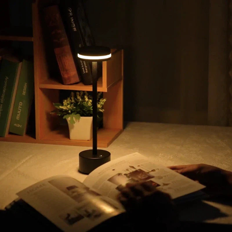 Navando | Draadloze Oplaadbare Tafellamp Met Touchbediening