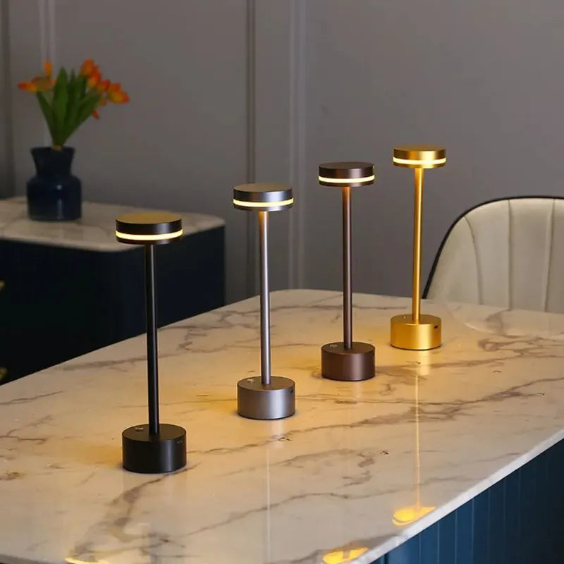 Navando | Draadloze Oplaadbare Tafellamp Met Touchbediening