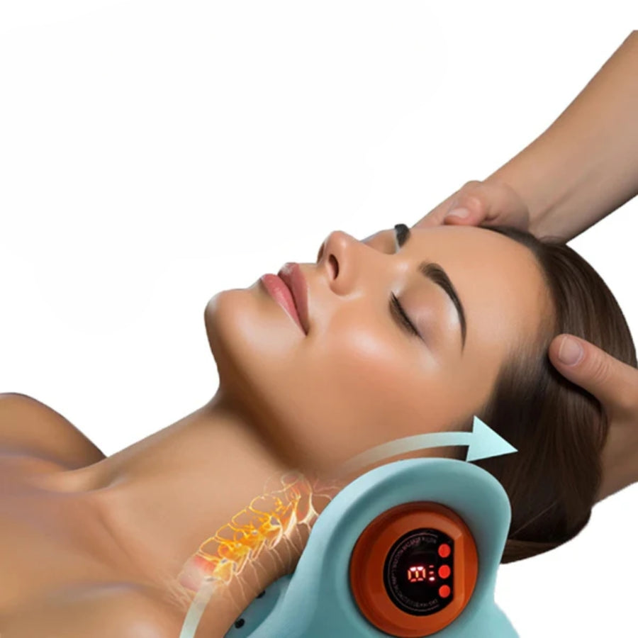 Navando | Draagbare Nekmassager Met Warmtetherapie