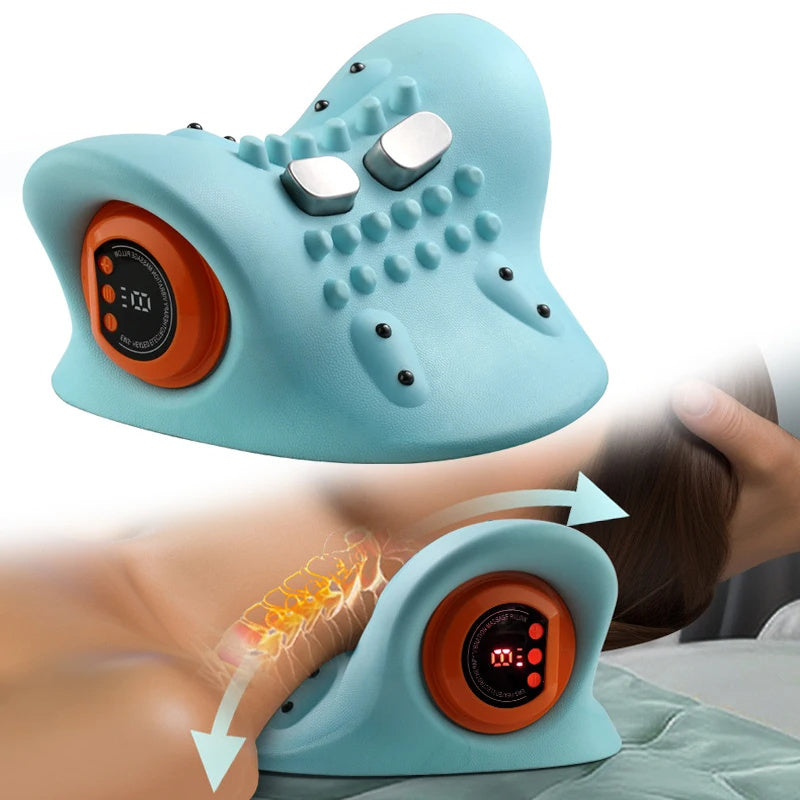 Navando | Draagbare Nekmassager Met Warmtetherapie