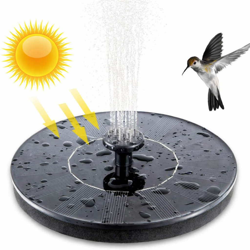 Navando | Schwimmender Solar-Gartenbrunnen