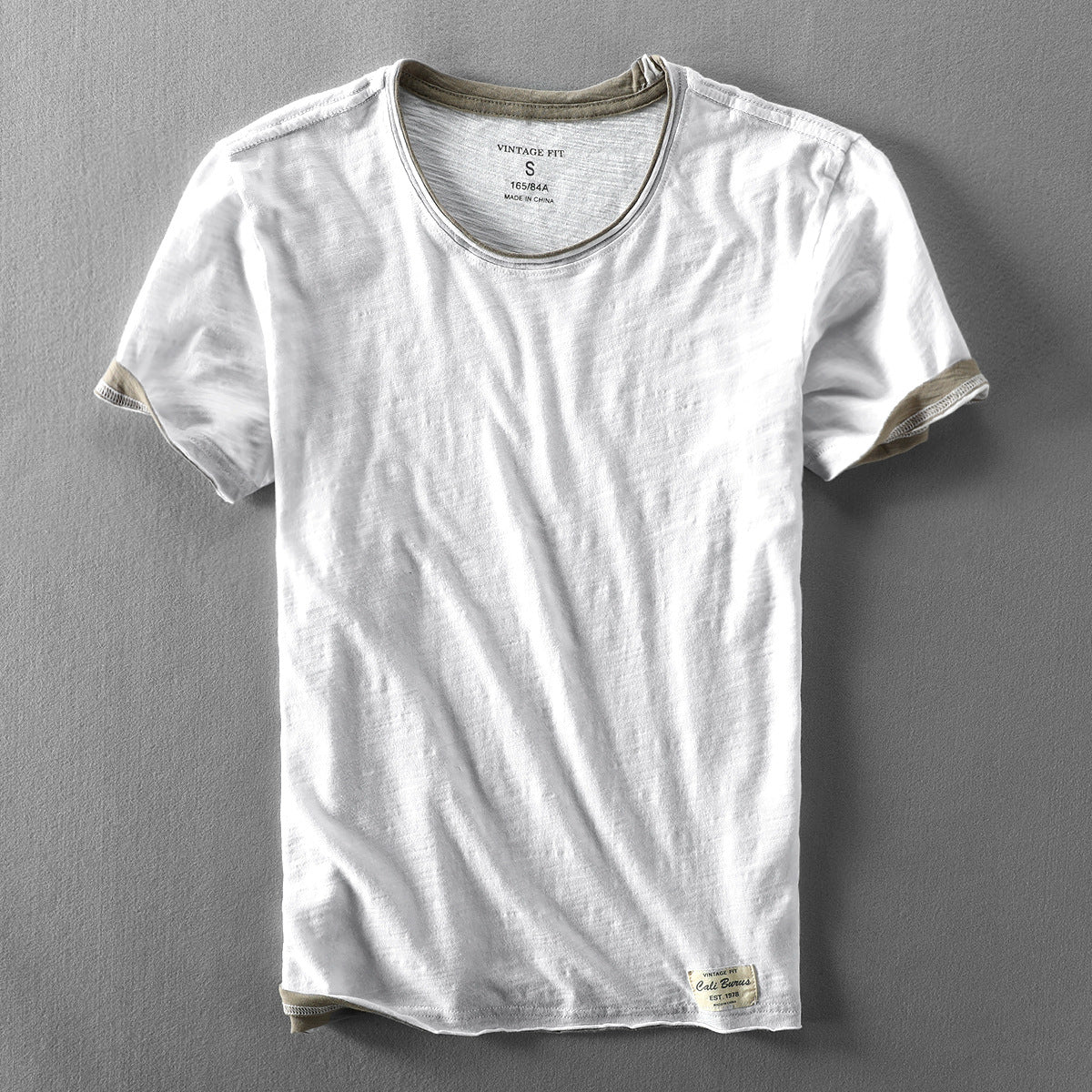 Navando | Eenvoudig Heren T-Shirt Met Ronde Hals