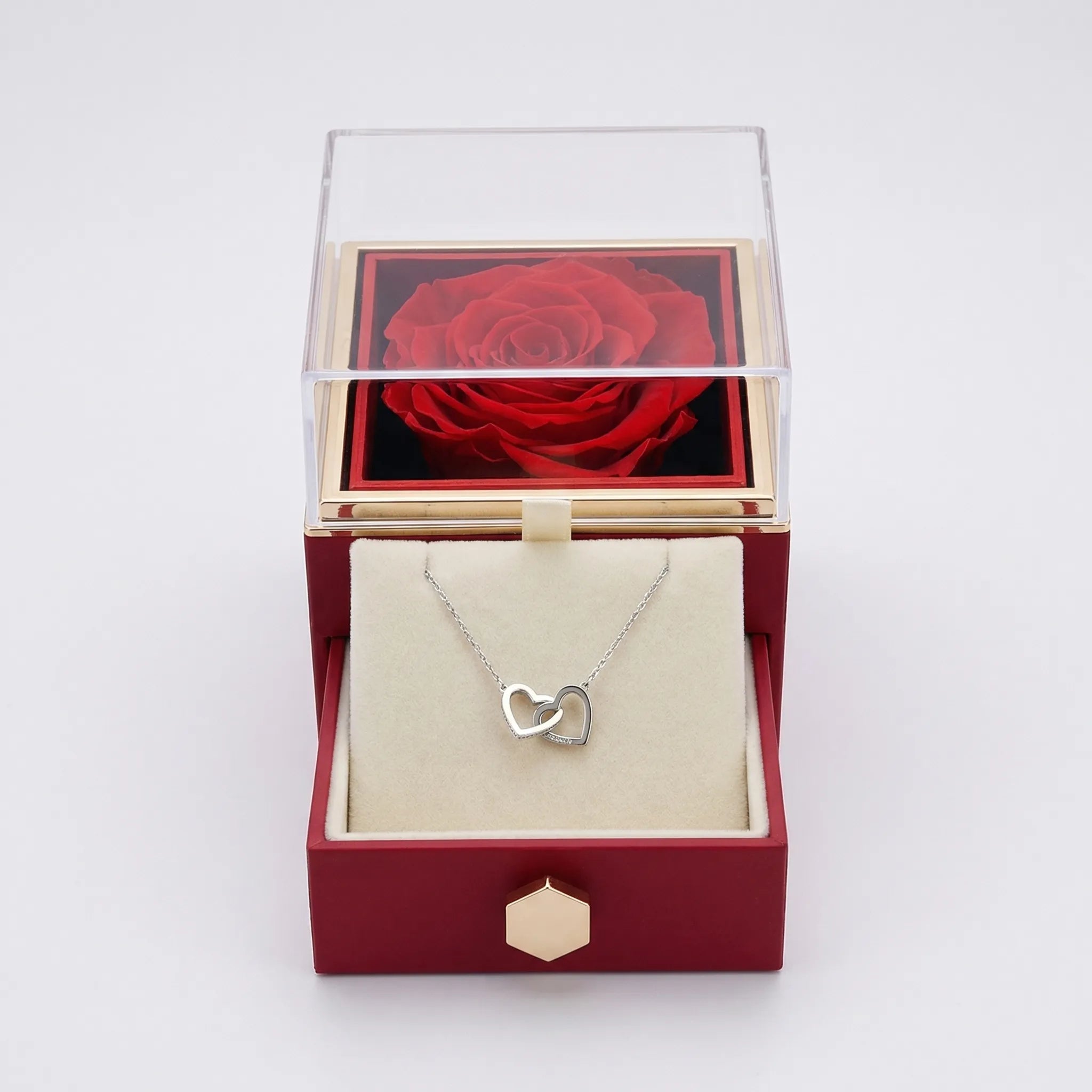 Navando | Eeuwige Roos Met Verborgen Ketting