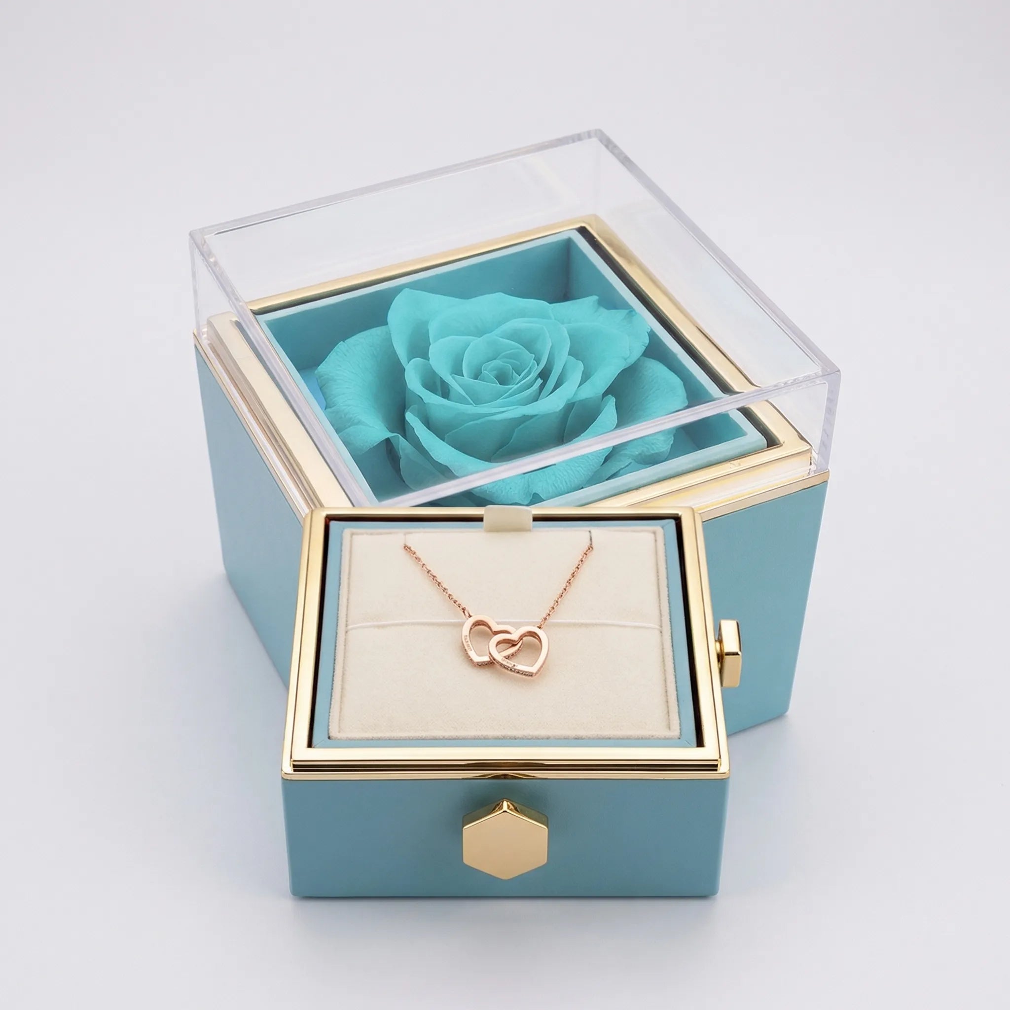 Navando | Eeuwige Roos Met Verborgen Ketting