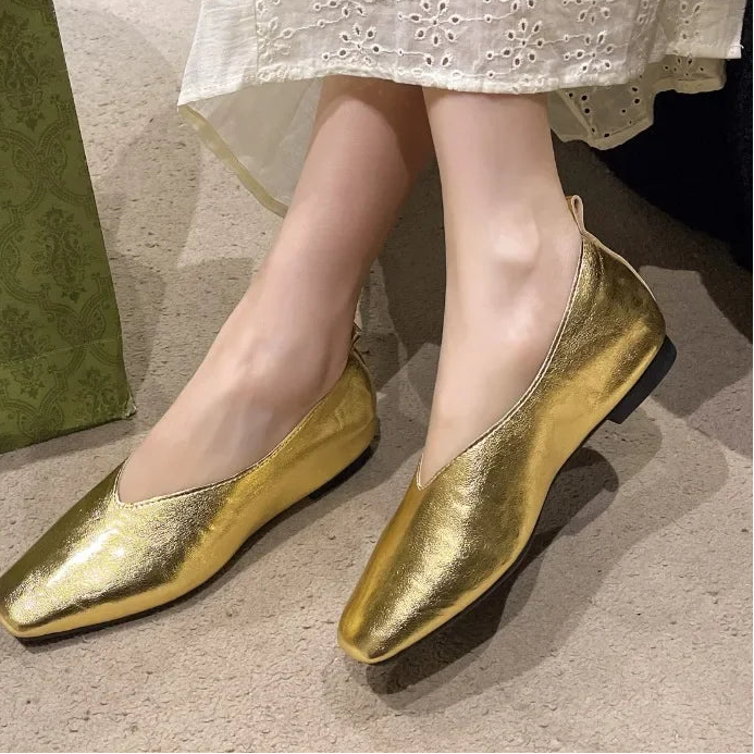 Navando | Elegante Loafer Met Vierkante Neus