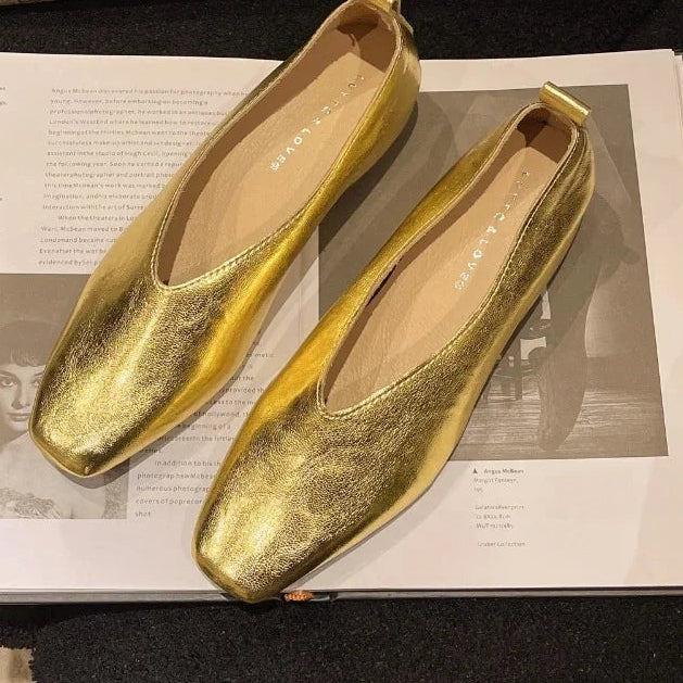 Navando | Elegante Loafer Met Vierkante Neus