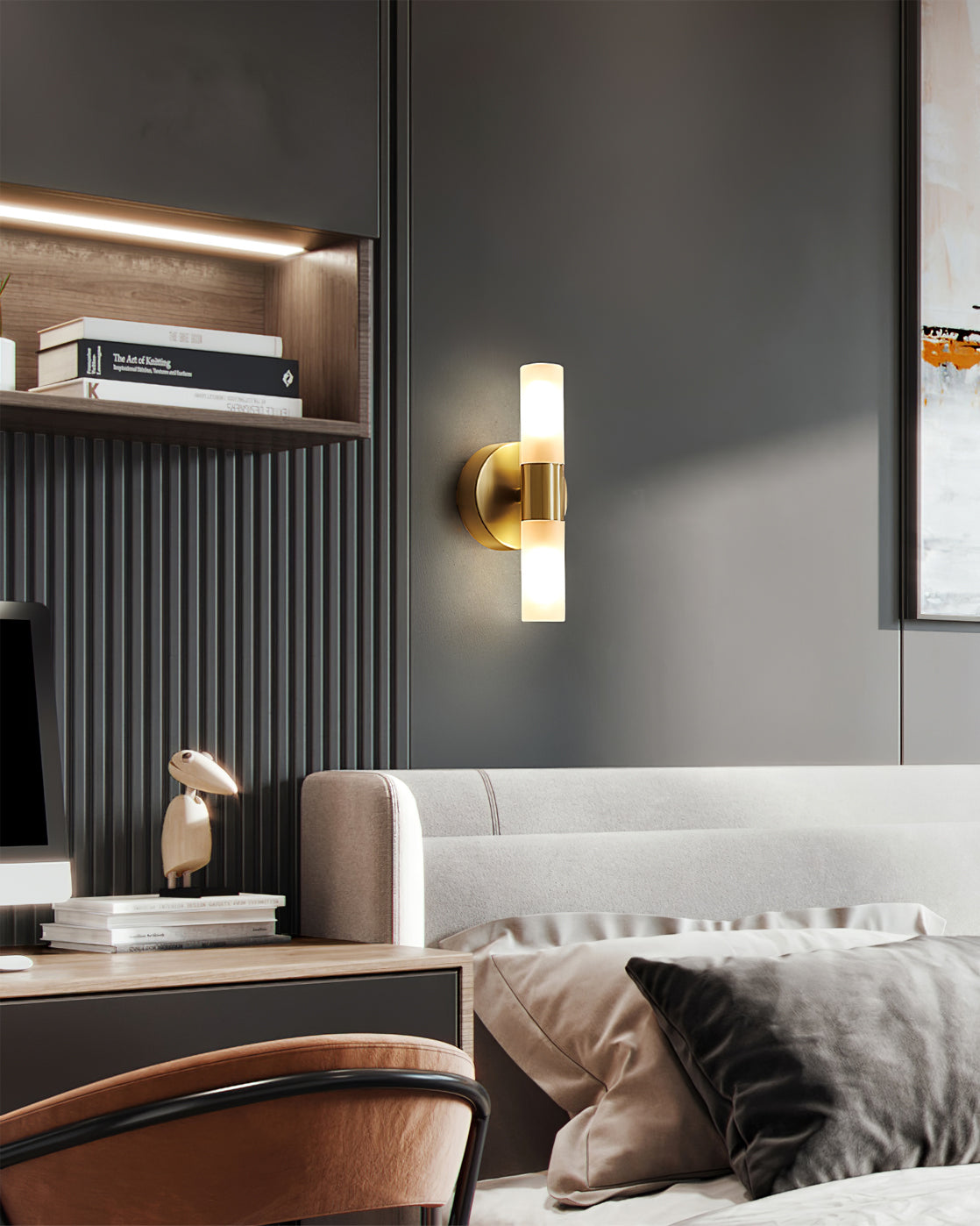 Navando | Elegante Wandlamp Met Cilindrische Kap