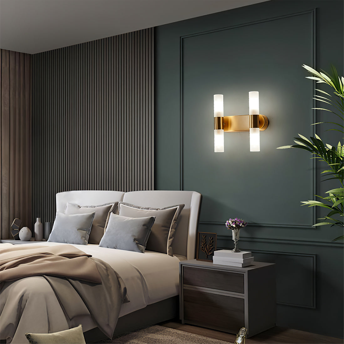 Navando | Elegante Wandlamp Met Cilindrische Kap