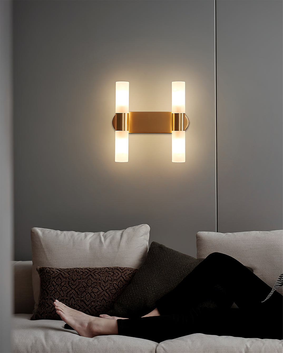 Navando | Elegante Wandlamp Met Cilindrische Kap
