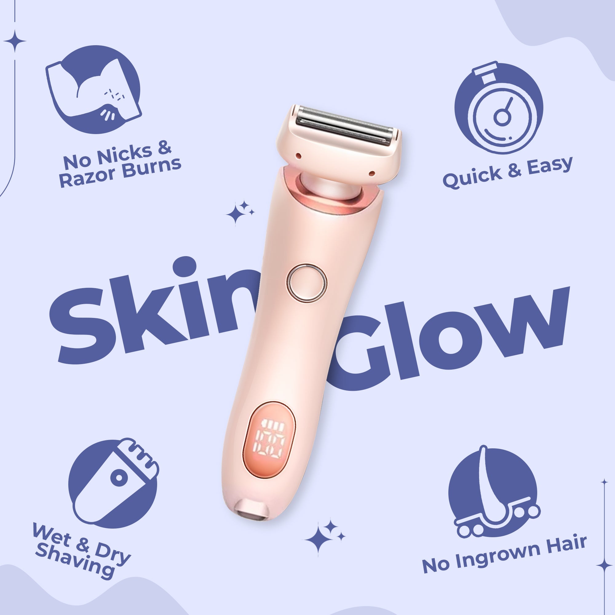 Navando | Elektrisch Draagbaar Damesscheerapparaat