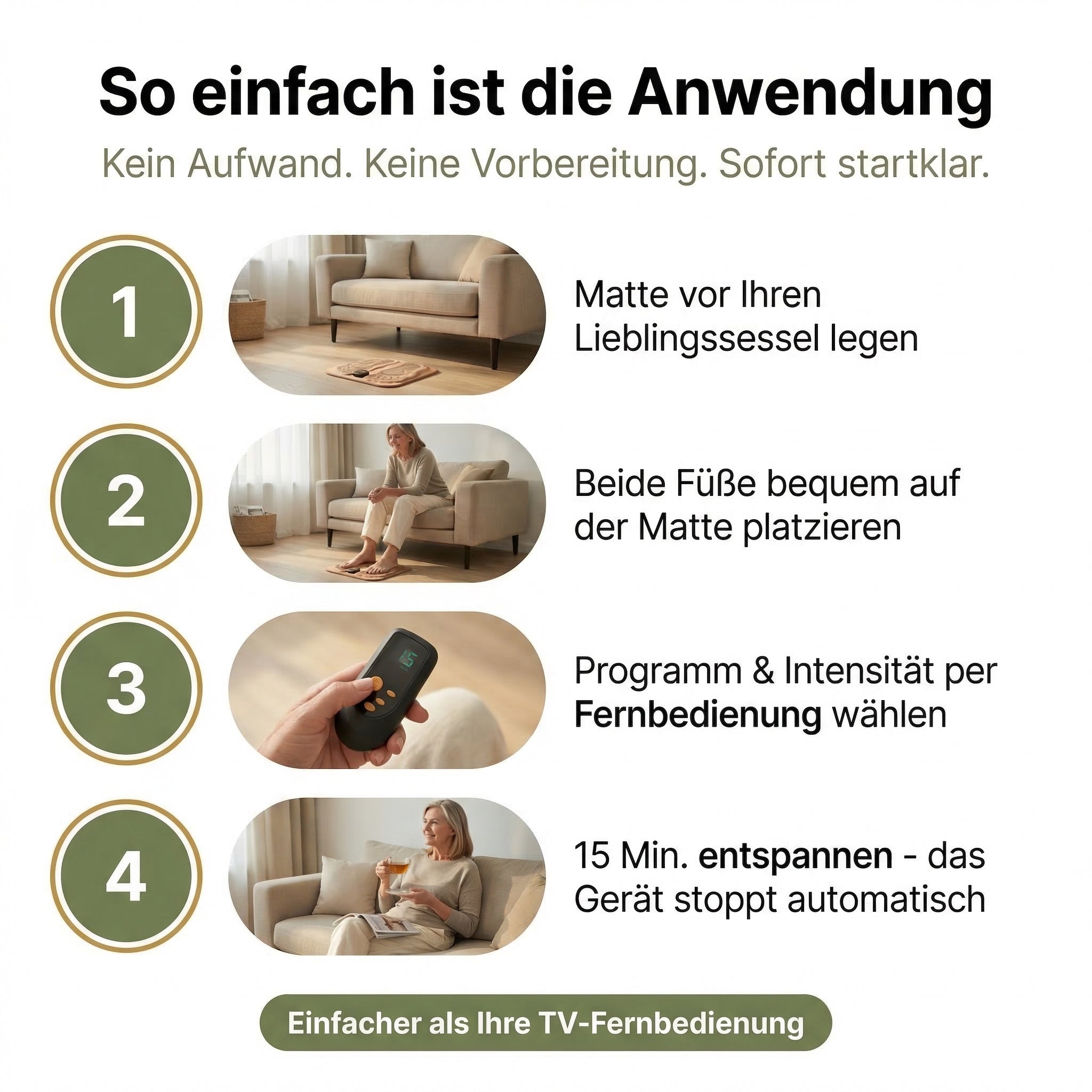 Navando | Elektrische EMS-Voetmassagemat Met Afstandsbediening