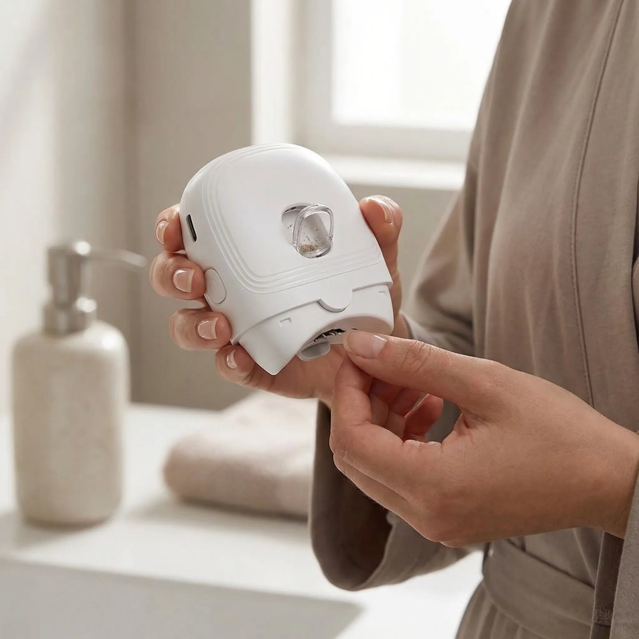 Navando | Elektrische Nagelknipper Met Opvangbak