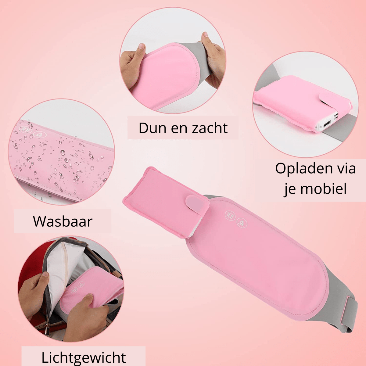 Navando | Elektrische Verwarmingsgordel Voor Buik