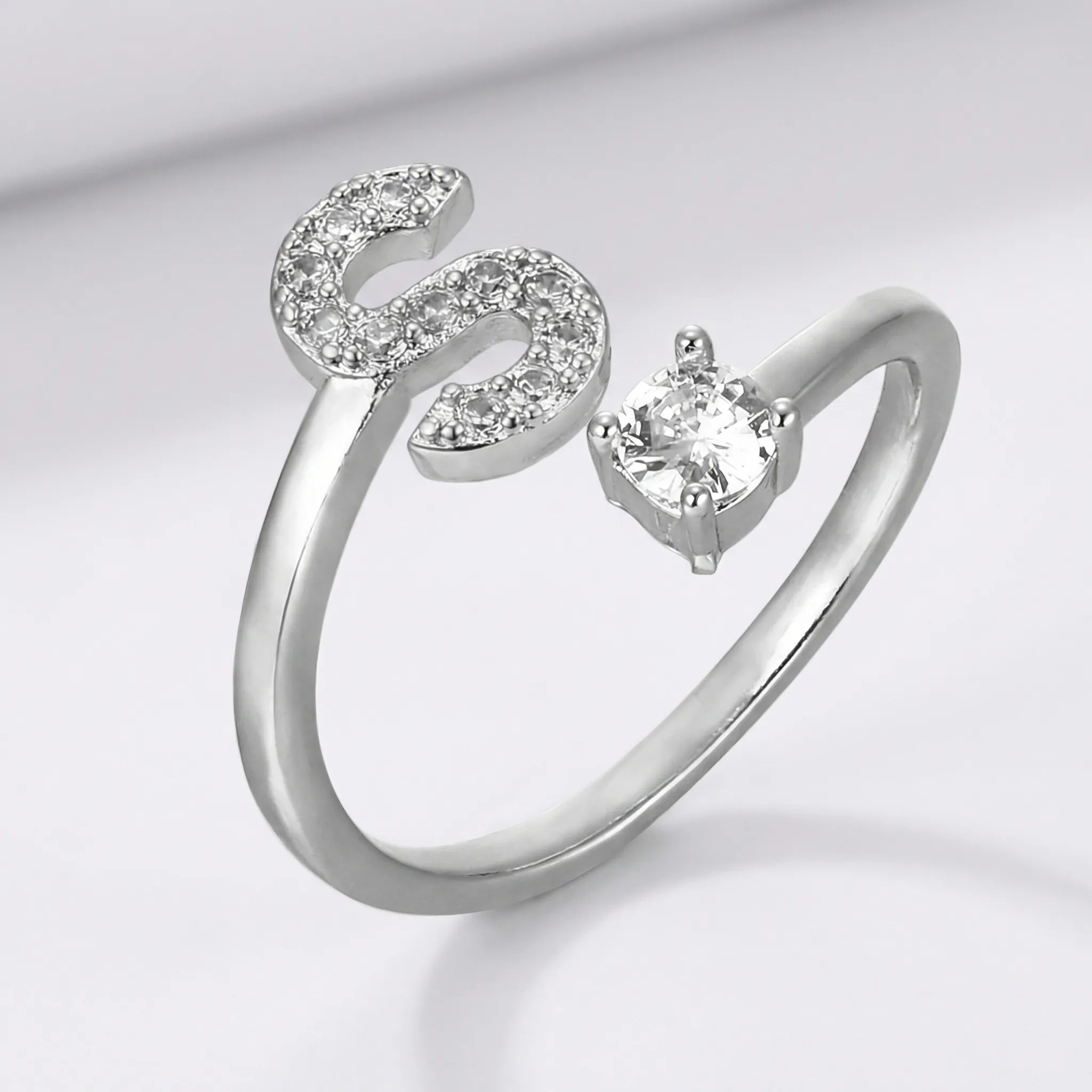 Navando | Gepersonaliseerde Ring Met zirkoniasTeen