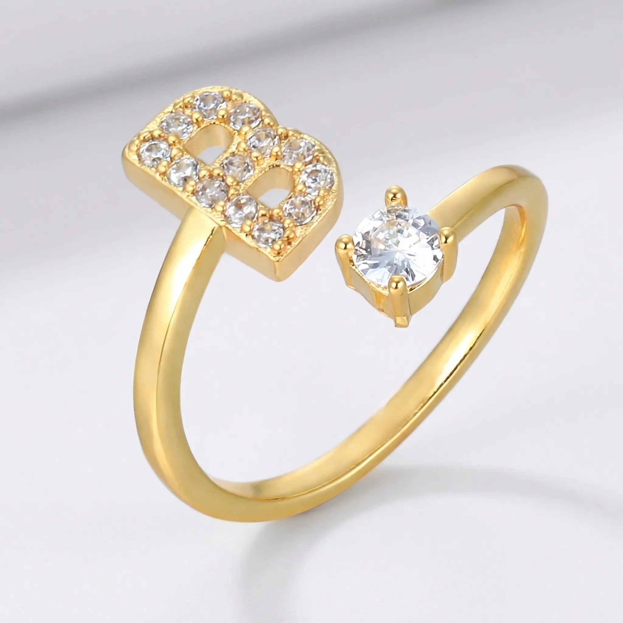 Navando | Gepersonaliseerde Ring Met zirkoniasTeen