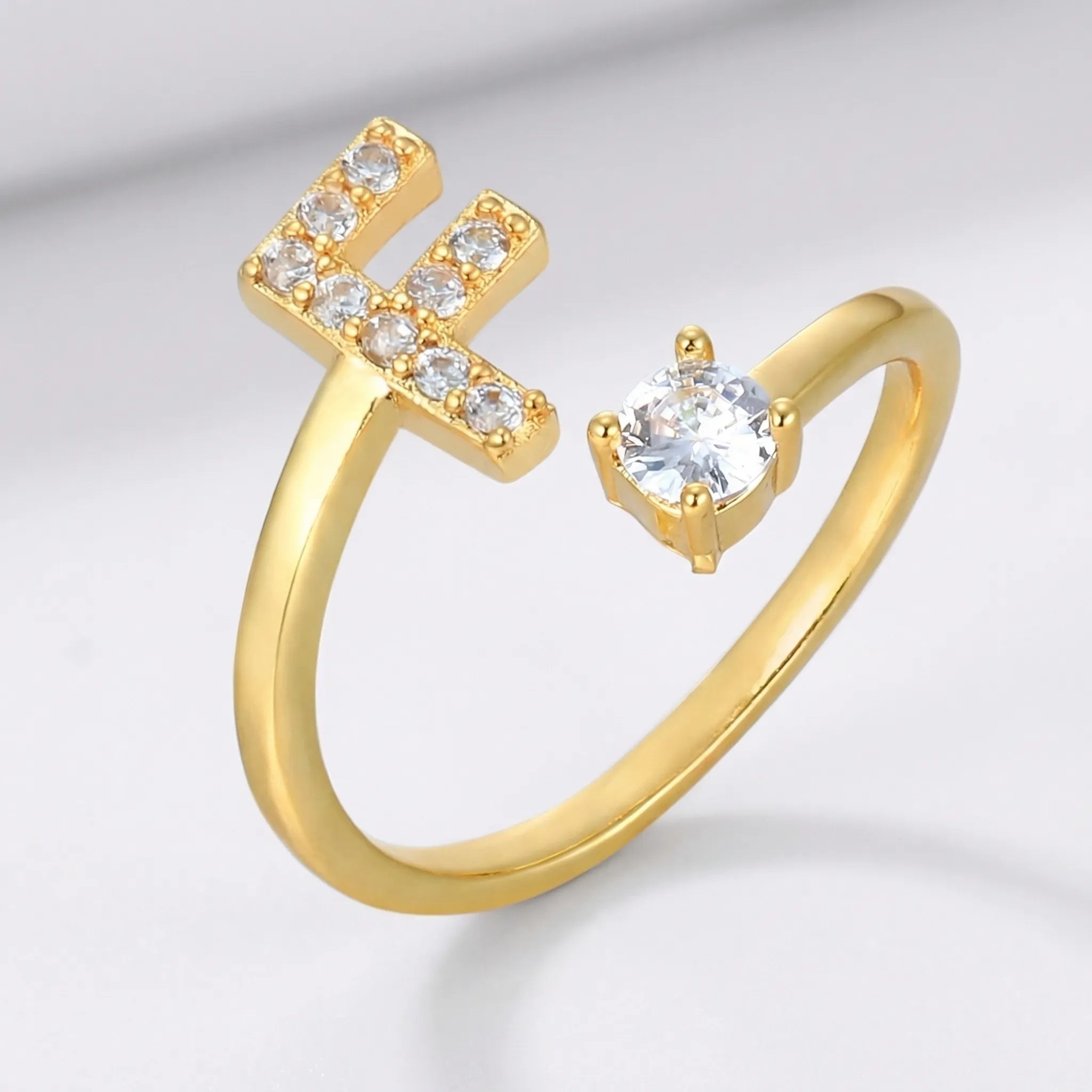 Navando | Gepersonaliseerde Ring Met zirkoniasTeen