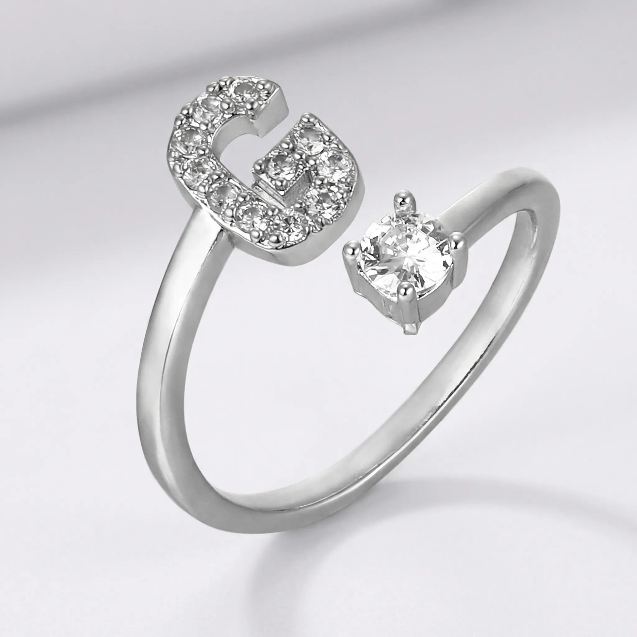 Navando | Gepersonaliseerde Ring Met zirkoniasTeen