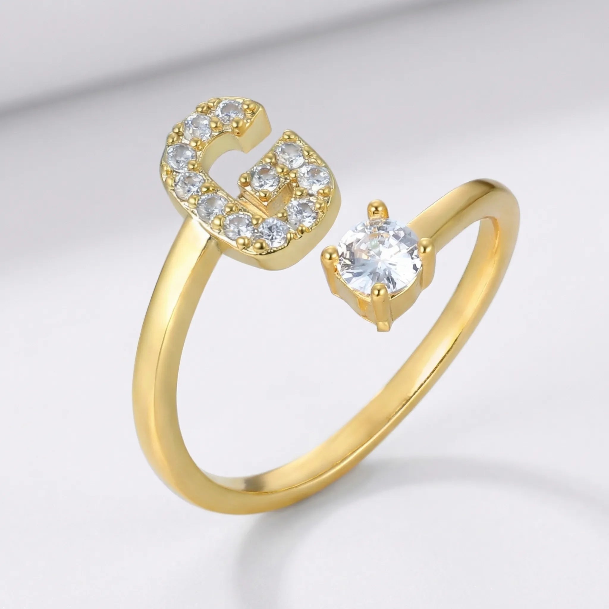 Navando | Gepersonaliseerde Ring Met zirkoniasTeen