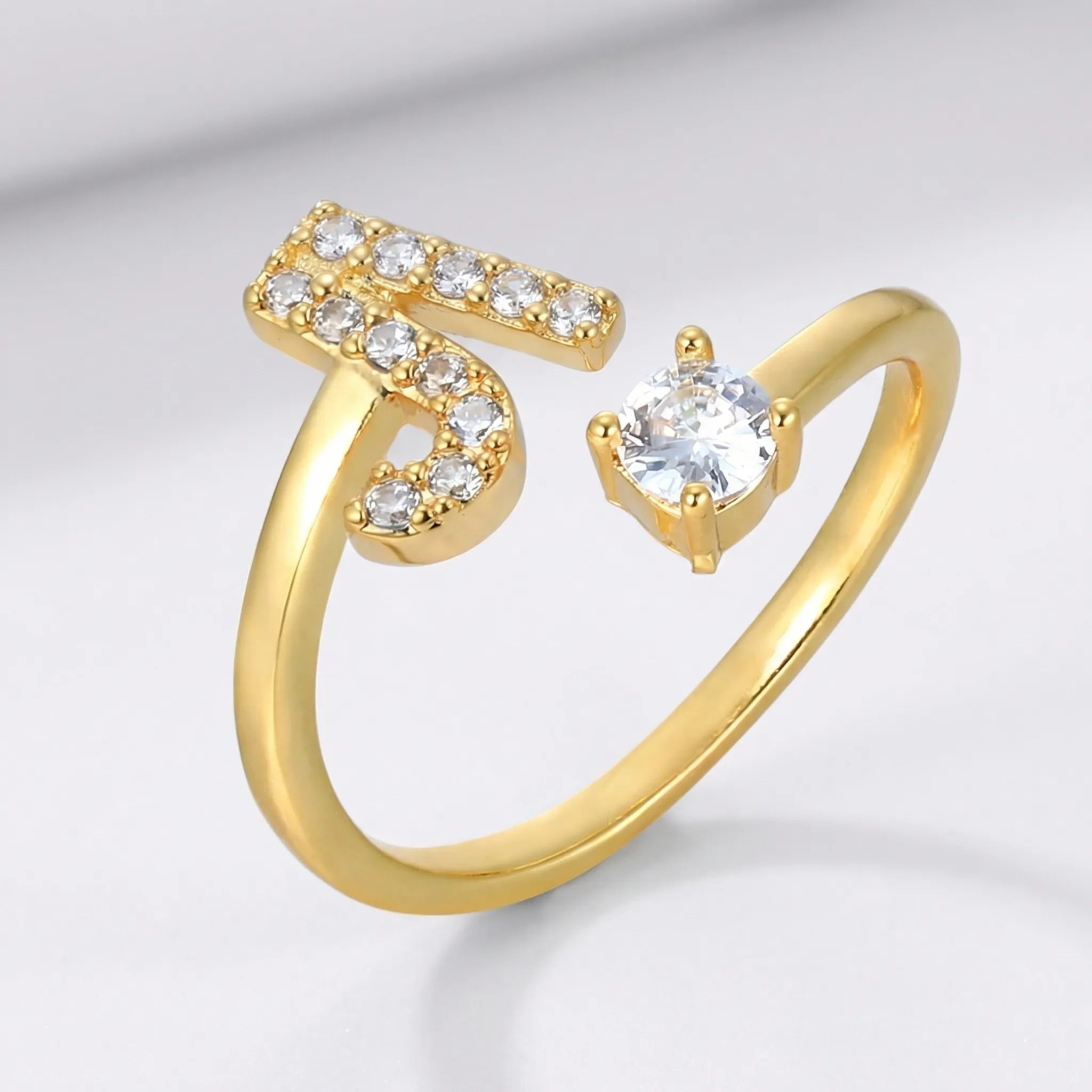 Navando | Gepersonaliseerde Ring Met zirkoniasTeen