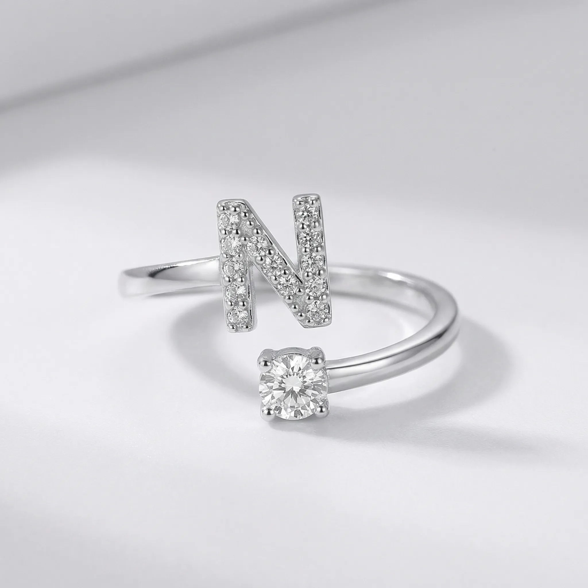 Navando | Gepersonaliseerde Ring Met zirkoniasTeen