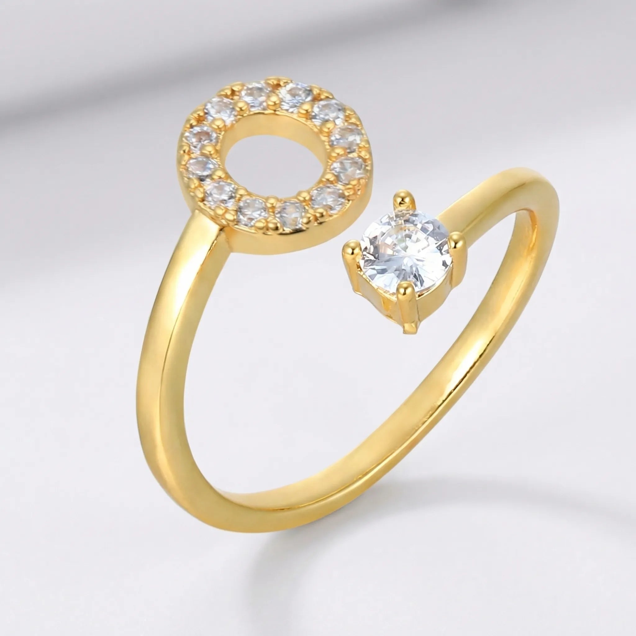 Navando | Gepersonaliseerde Ring Met zirkoniasTeen