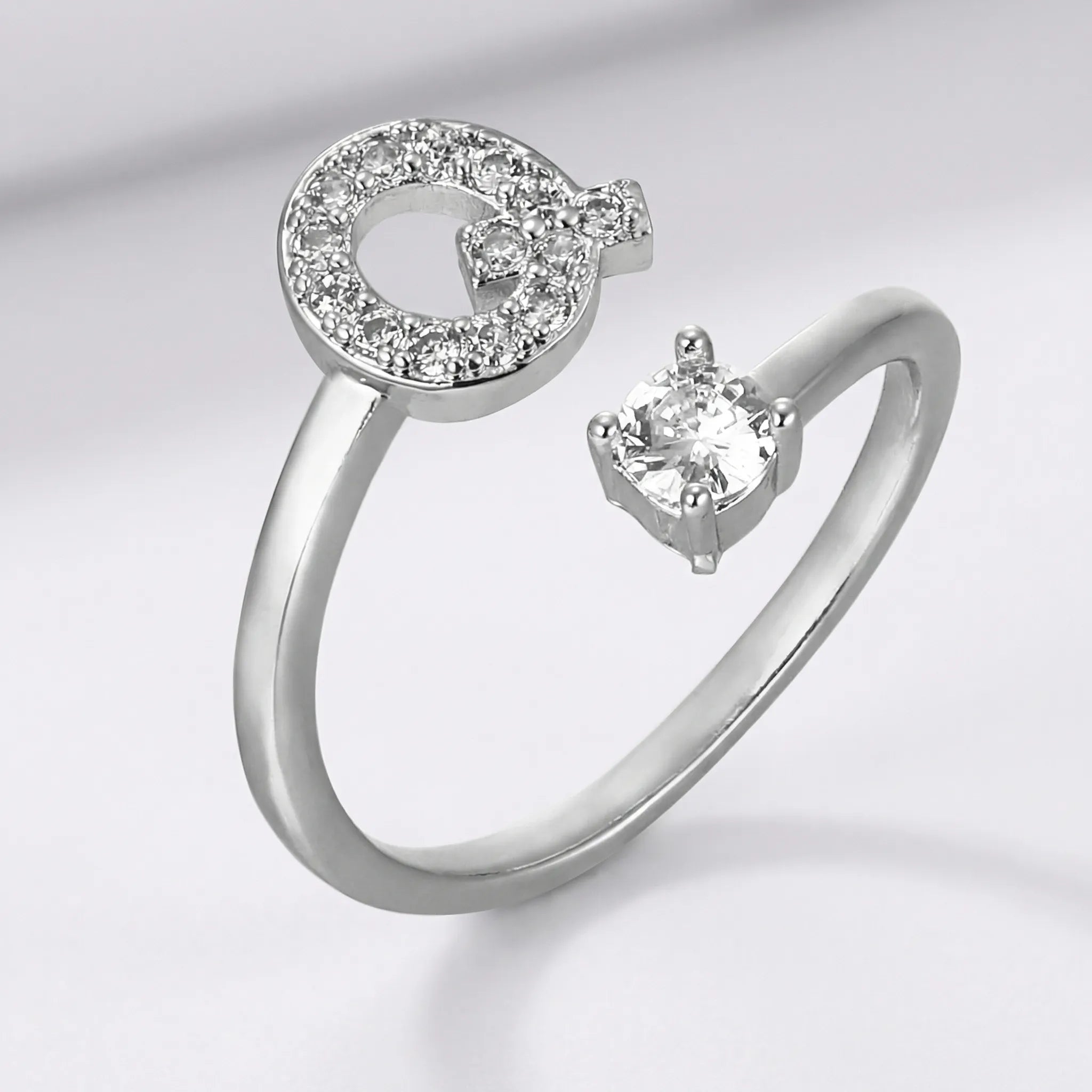 Navando | Gepersonaliseerde Ring Met zirkoniasTeen