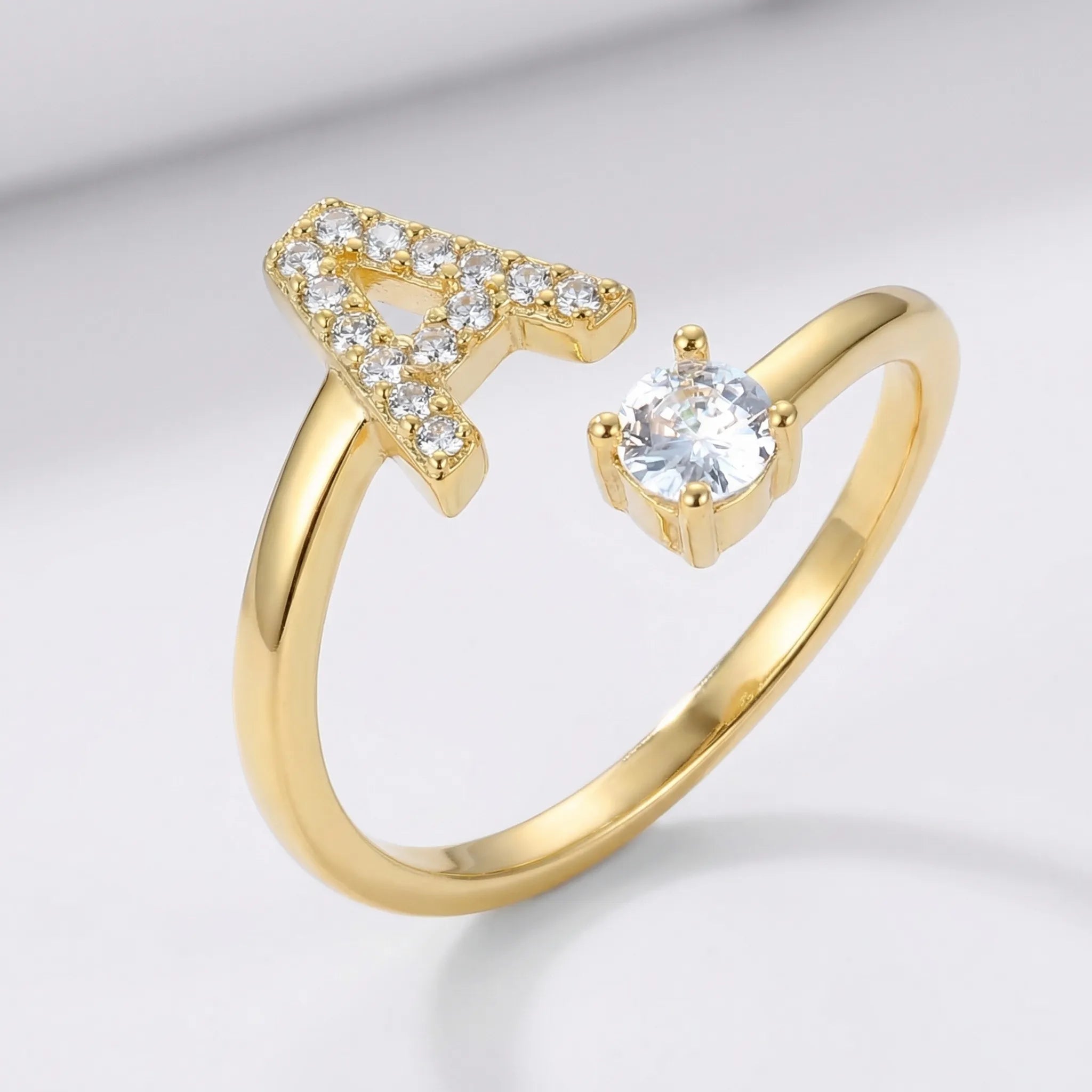 Navando | Gepersonaliseerde Ring Met zirkoniasTeen