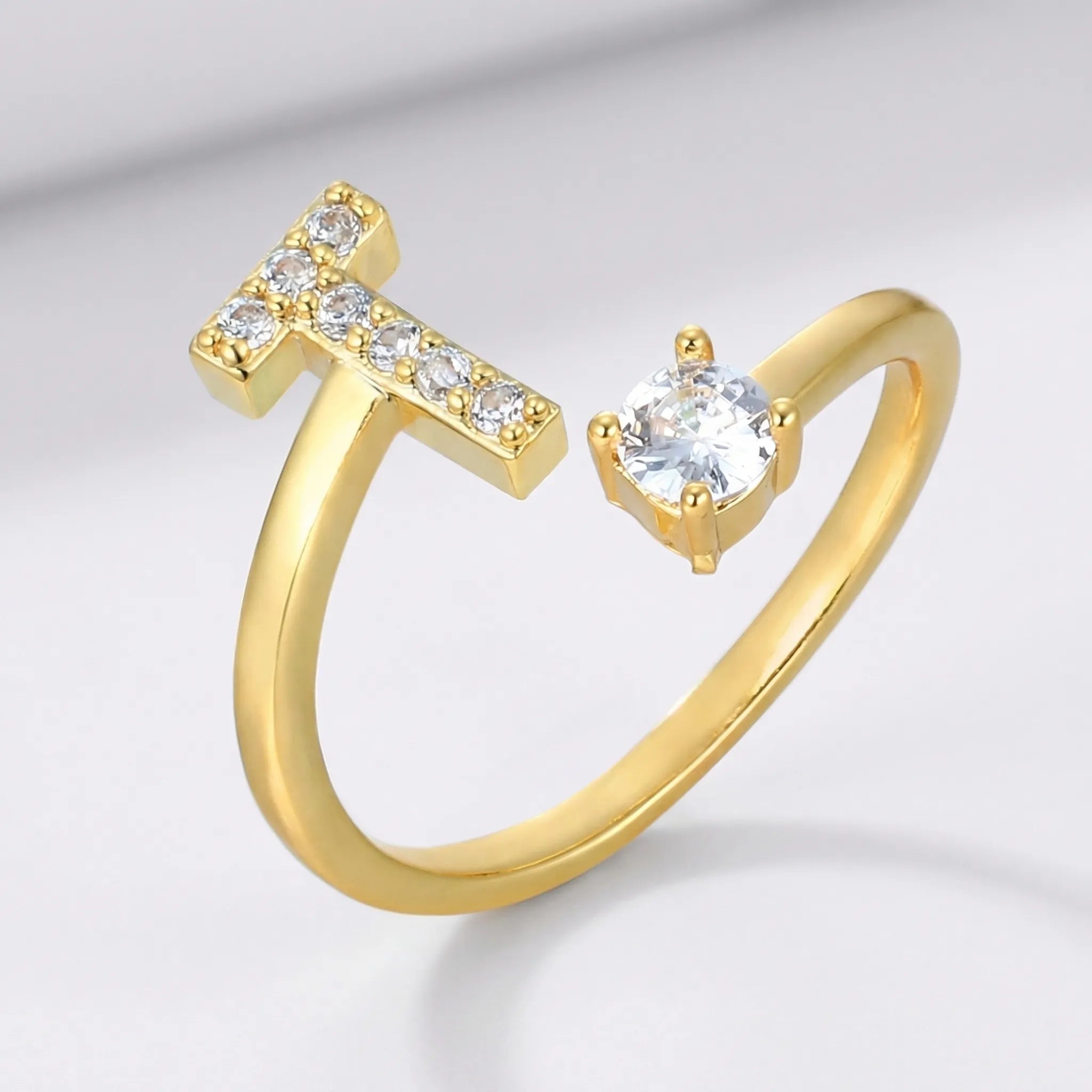 Navando | Gepersonaliseerde Ring Met zirkoniasTeen