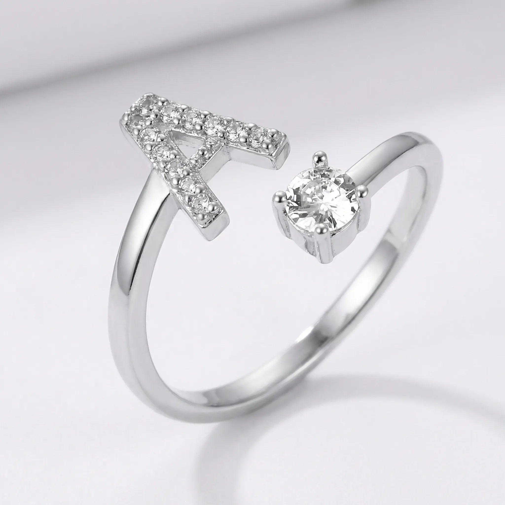 Navando | Gepersonaliseerde Ring Met zirkoniasTeen