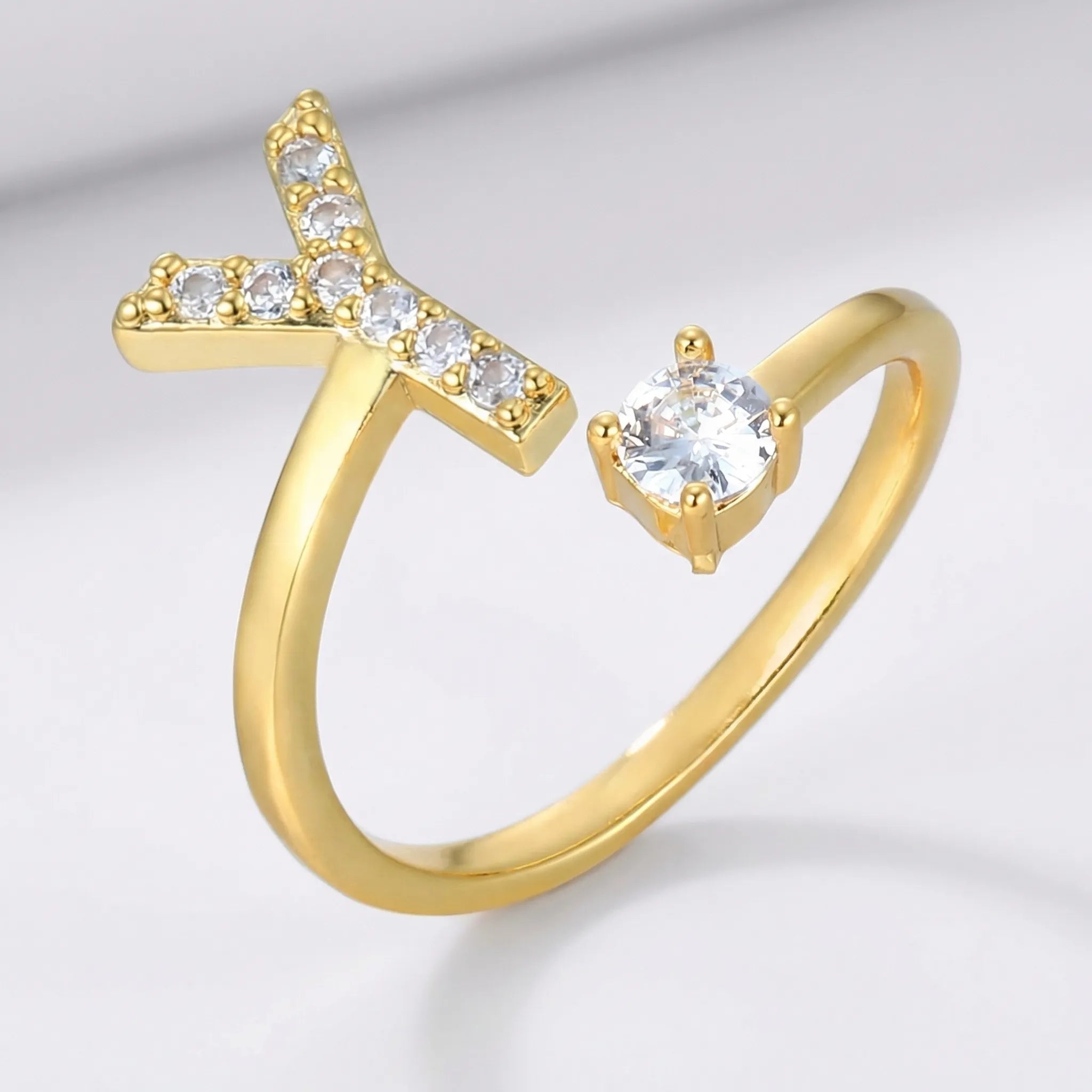 Navando | Gepersonaliseerde Ring Met zirkoniasTeen