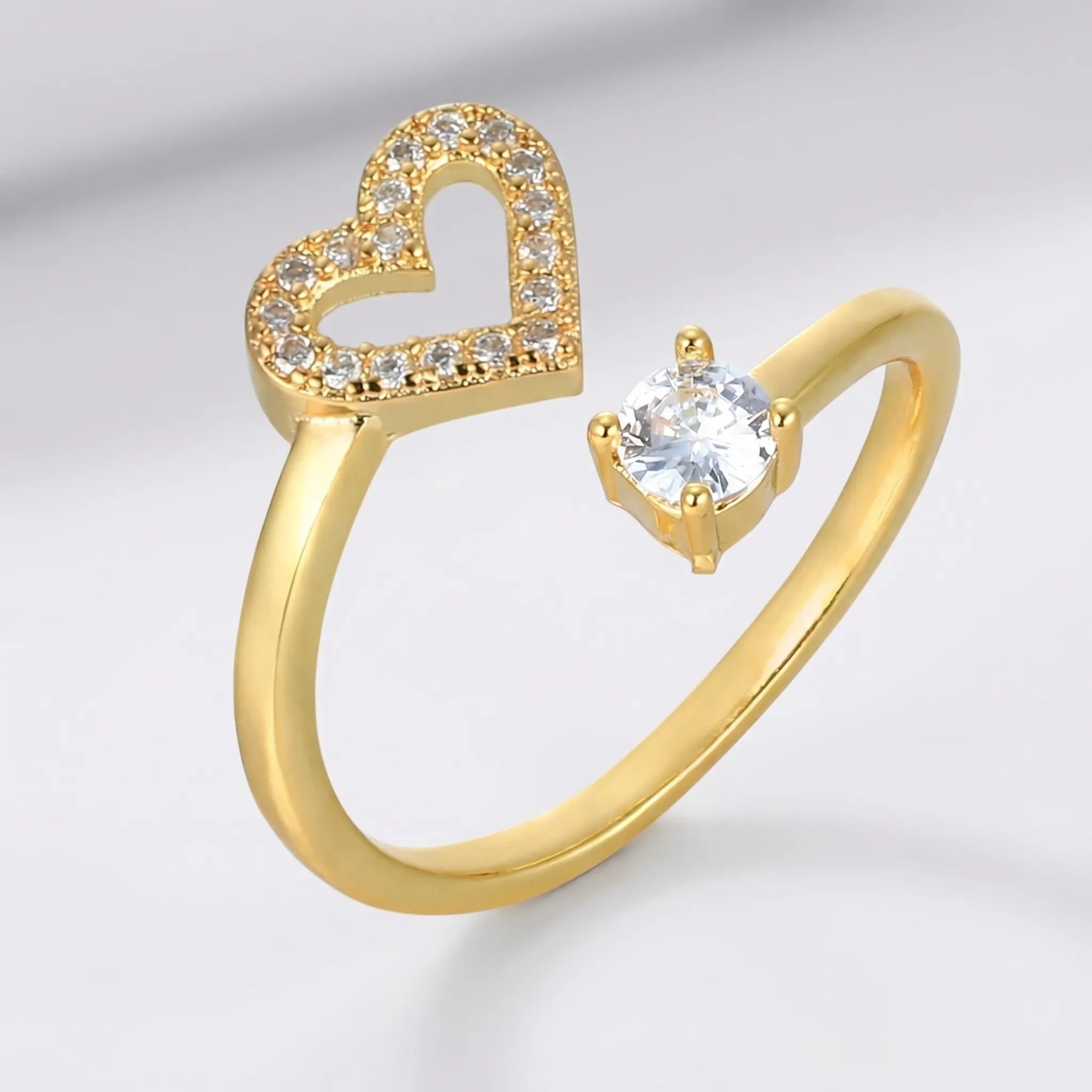 Navando | Gepersonaliseerde Ring Met zirkoniasTeen